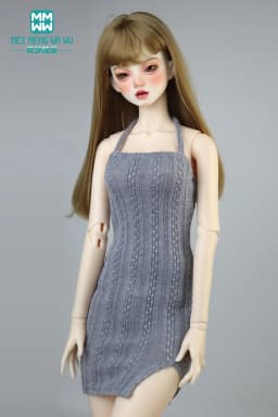58-60cm 1/3 BJD Clothes Toy Spherical Joint Doll Accessories Fashion Knit Sling Slit Skirt