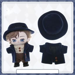 1Set 20cm Cotton Doll Windbreaker Hat Clothes Fashion Doll Overall Suit Casual Wears Suits Plush Idol Dolls Clothes Accessories
