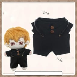 1Set 20cm Cotton Doll Windbreaker Hat Clothes Fashion Doll Overall Suit Casual Wears Suits Plush Idol Dolls Clothes Accessories