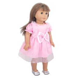 Cute Princess Doll Dress Clothes For American 18 Inch Girl Dolls Bow Skirt For 43cm Baby New Born&OG,Life Girl Doll KId's Gift