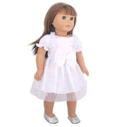 Cute Princess Doll Dress Clothes For American 18 Inch Girl Dolls Bow Skirt For 43cm Baby New Born&OG,Life Girl Doll KId's Gift