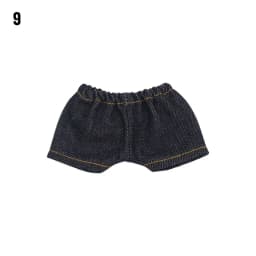 10CM Doll Clothes Fashion Tops Denim Jacket Casual Wears Jeans Pants For 1/12 Dolls Clothes Accessories Kids Toys