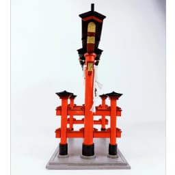 DIY Wooden Doll Houses Itsukushima Shinto Shrine Japanese Construction Miniature Building Kits with Furniture Dollhouse Gifts