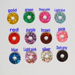 20pcs 9/12/14/16/18/20/25/30/35/40mm clear trapezoid plastic safety toy eyes + glitter Nonwovens -Can choose size and color