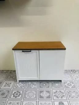 Mini Kitchen 1:6 Bjd Doll House Furniture Blythe Miniature Sink Cabinet Locker Material Table New Diy Miniature Dollhouse