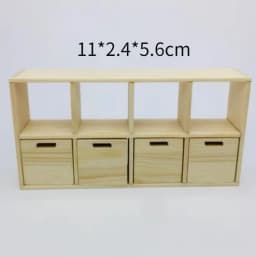 Mini Kitchen 1:6 Bjd Doll House Furniture Blythe Miniature Sink Cabinet Locker Material Table New Diy Miniature Dollhouse