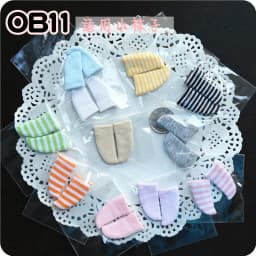 HOUZIWA 5Pairs/Lot OB11 Doll Socks 1/12 BJD Doll Accessories
