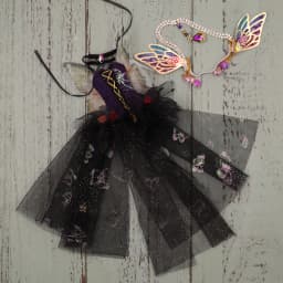Outfits For ICY DBS Blyth Dolls Nabi Queen Dress With Headdress Butterfly Cosplay Suit 1/6 BJD Ob24 Anime Girl bratz