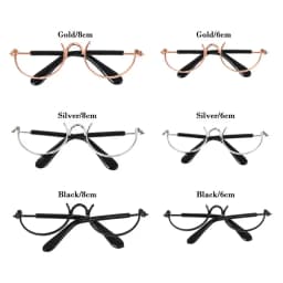 1pc Miniature Cool Eyewear For Plush Stuffed Doll Accessories Lensless Retro Metal Round Half Frame Glasses 6cm 8cm