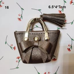 Fashion Miniature Handbag Lady Leather Purse Shoulder Bag For 1/6 BJD Dolls Outfits Accessories Dollhouse Girls Gift Toys