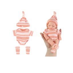Doll Clothes for 20cm Reborn Dolls DIY Doll Accessories Clothes Toy For 8inch Baby Doll Mini Sweater Doll Clothes Accessories