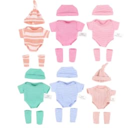 Doll Clothes for 20cm Reborn Dolls DIY Doll Accessories Clothes Toy For 8inch Baby Doll Mini Sweater Doll Clothes Accessories