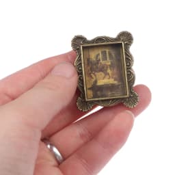 Furniture Toys 1:12 Dollhouse Picture Frame Miniature European Vintage Photo Frame for Dollhouse Accessories Cute