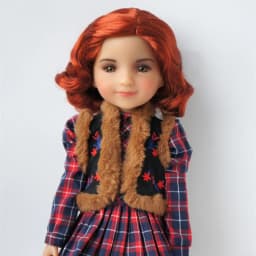 JD338 4-5' 5-6' 6-7' 7-8' 8-9' 9-10' Retro Monroe Wave Synthetic Mohair Doll Wigs 1/8 1/6 1/4 1/3 MSD SD DOD Blythes BJD Hair