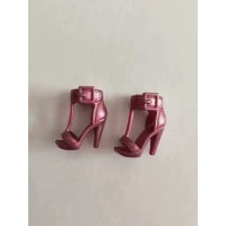 Doll shoes boots high heels flat shoes new styles purple accessories for your BB dolls BBI201013B