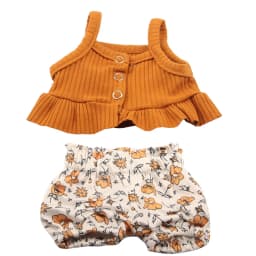 18-inch American Doll Clothes Set Disruptive Pattern Series Cactus Symble Weave Knit Fit 43 cm New Reborn Baby Dolls 1/3 Bjd Toy