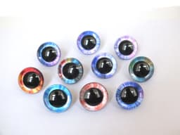 20pcs 12/14/16/18/20/25 mm 3D glitter eyes safety Puppet Toy Plush Toy Color Doll Eyes for amigurumi crochet stuffed animal