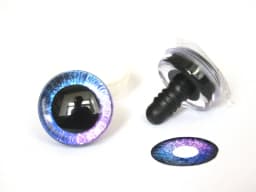 20pcs 12/14/16/18/20/25 mm 3D glitter eyes safety Puppet Toy Plush Toy Color Doll Eyes for amigurumi crochet stuffed animal