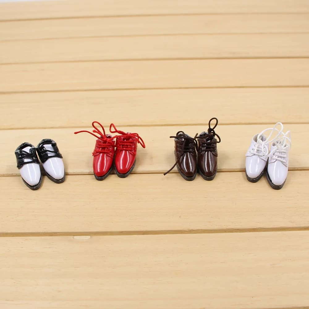 ICY DBS Blyth Doll Accessories 1/6 Four-color gloss 3.3cm F&D professional design BJD gift leather shoes