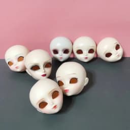 Rare Collection Makeup blyth Children Christmas pullip Gift Favor doll head diy accessories