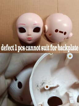 Rare Collection Makeup blyth Children Christmas pullip Gift Favor doll head diy accessories