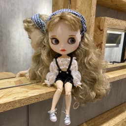 ICY DBS Blyth Doll outfit dress dress white shirt black pants red bow toy clothes