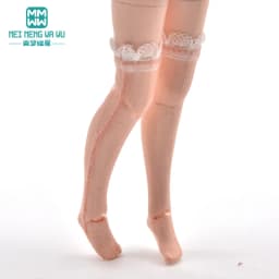 Doll Clothes Fashion Jacquard Mid-Leg Socks for 28--30cm Blyth Azone OB23 OB24 Toys Doll Accessories Girl's Gift