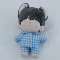 20CM Doll Clothes Fashion Striped Pajama Set Cotton Tops Shirt Pants For Idol Dolls Accessories Kids Dress Up Plush Toys Clothes