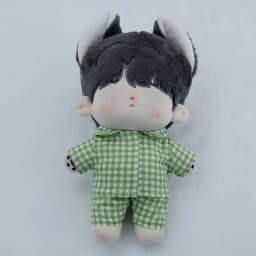 20CM Doll Clothes Fashion Striped Pajama Set Cotton Tops Shirt Pants For Idol Dolls Accessories Kids Dress Up Plush Toys Clothes