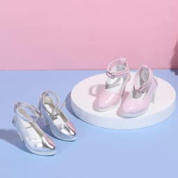 1Pair 7.8CM Mini PU Leather Boots Shoes for 1/3 BJD Doll Toy Accessories Handmade Cute Doll Shoes Child Toys Birthday Gifts