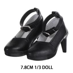 1Pair 7.8CM Mini PU Leather Boots Shoes for 1/3 BJD Doll Toy Accessories Handmade Cute Doll Shoes Child Toys Birthday Gifts