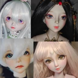 Doll Eyes Diameter 10/12/14/16/18 Mm for Bjd Doll Round Acrylic Eyeball Dress Up Girl Diy Toys Kid Gift Doll Accessories