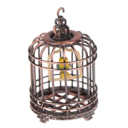 Micro Landscape Dollhouse Miniature Furniture Metal Bird Cage For Dollhouse Decor Dollhouse Birdcage Home Decoration