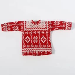 New Handmade 30cm Bjd Doll Christmas Sweater Clothes With Elk Pattern 1/6 Bjd Doll Casual Pants For 12 Inch, 1/6 Yosd Bjd Doll