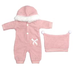 Baby Doll Clothes Red Hooded Clothes Pants Shirt Fit for 43cm Baby Reborn Dolls Boy Clothes for 18' Girl Doll Suit