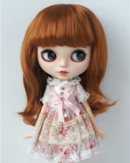 Jusuns BJD Hair JD045 9-10inch 10-11inch Long Nature Wave  Synthetic Mohair QBaby Wig  23-25cm 26-28cm Blythes Doll Accessories