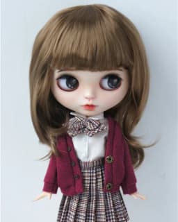 Jusuns BJD Hair JD045 9-10inch 10-11inch Long Nature Wave  Synthetic Mohair QBaby Wig  23-25cm 26-28cm Blythes Doll Accessories