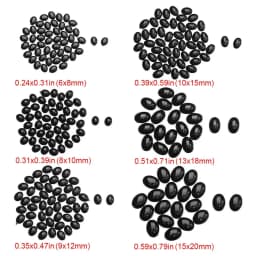 20/50pcs Crafts Plastic Oval Noses For Plush Dolls Toys For DIY Bear Animals Buttons Toys DIY Doll Safety Noses Accessories