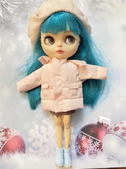 NEW 1pc Blyth Doll Clothes Fashionable Down Jacket for Blyth Azone OB23 OB24 1/6 Doll Accessories