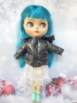 NEW 1pc Blyth Doll Clothes Fashionable Down Jacket for Blyth Azone OB23 OB24 1/6 Doll Accessories