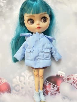 NEW 1pc Blyth Doll Clothes Fashionable Down Jacket for Blyth Azone OB23 OB24 1/6 Doll Accessories