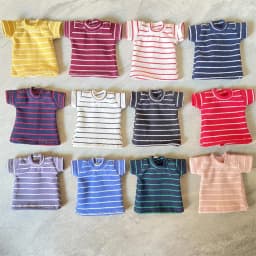 1PCS 1/6 Blyth Clothes,Pure Cotton Stripe T-shirt for azone ob24 pullip blyth 1/6 doll clothes accessories