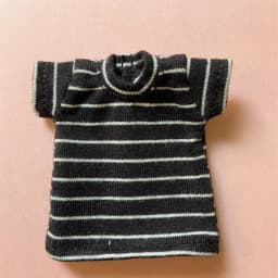 1PCS 1/6 Blyth Clothes,Pure Cotton Stripe T-shirt for azone ob24 pullip blyth 1/6 doll clothes accessories