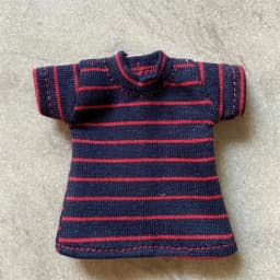 1PCS 1/6 Blyth Clothes,Pure Cotton Stripe T-shirt for azone ob24 pullip blyth 1/6 doll clothes accessories