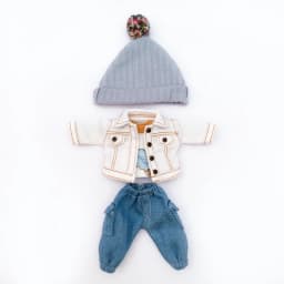 Handmade Ob11 Clothes Fashion Denim Jacket Coat Costume Doll Casual Outfit Accessories For 1/12bjd Dolls, Gsc, Obitsu11 Ymy Doll