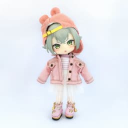 Handmade Ob11 Clothes Fashion Denim Jacket Coat Costume Doll Casual Outfit Accessories For 1/12bjd Dolls, Gsc, Obitsu11 Ymy Doll