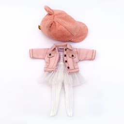 Handmade Ob11 Clothes Fashion Denim Jacket Coat Costume Doll Casual Outfit Accessories For 1/12bjd Dolls, Gsc, Obitsu11 Ymy Doll
