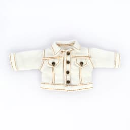 Handmade Ob11 Clothes Fashion Denim Jacket Coat Costume Doll Casual Outfit Accessories For 1/12bjd Dolls, Gsc, Obitsu11 Ymy Doll