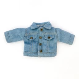 Handmade Ob11 Clothes Fashion Denim Jacket Coat Costume Doll Casual Outfit Accessories For 1/12bjd Dolls, Gsc, Obitsu11 Ymy Doll