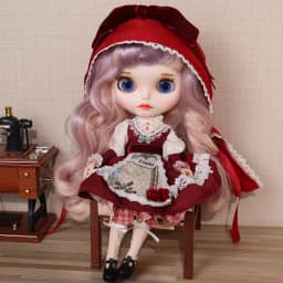 ICY DBS Blyth Doll Set Little Red Riding Hood with Cape Set Anime Girl Clothes 1/6 BJD OB24